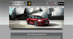 Desktop Screenshot of opel-scheidl.de